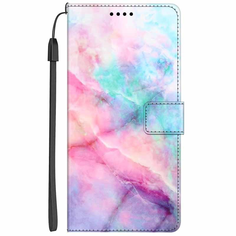 Colorful Marble Flip Leather Case For iPhone 11 12 13 Pro Max Cover iPhone12 Mini iphone12 iphone13 13pro Wallet Stand Marble Phone Covers Marble Flip Leather Phone Case Magnetic Kickstand Protective Cover