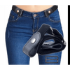 Cool Buckle-Free Stretch Elastic Waist Belt Unisex Style No Buckle Fashion Waistbands For Men And Women Simple Black Stretch Belt Invisible Elastic Belt For Jeans Pants Dresses