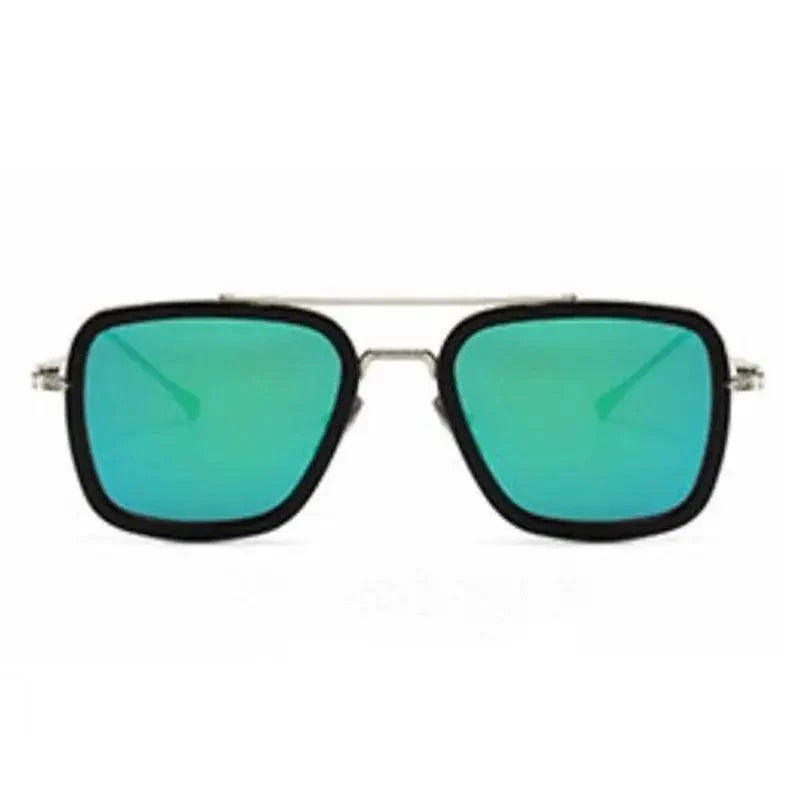 Cool Glasses Modern  Elegant Cosplay Vintage Retro  Sunglasses Vintage Aviator Square Sunglasses for Men Gold Frame Retro  Classic Sunglasses