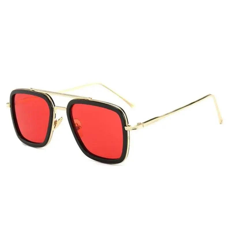 Cool Glasses Modern  Elegant Cosplay Vintage Retro  Sunglasses Vintage Aviator Square Sunglasses for Men Gold Frame Retro  Classic Sunglasses