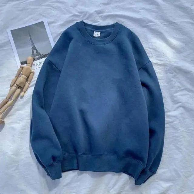 Cool Sweatshirts Men Streetwear Solid Pullover Sweatshirt For Men Sweatshirts for Women Casual Long Sleeve Round Neck Sweatshirts