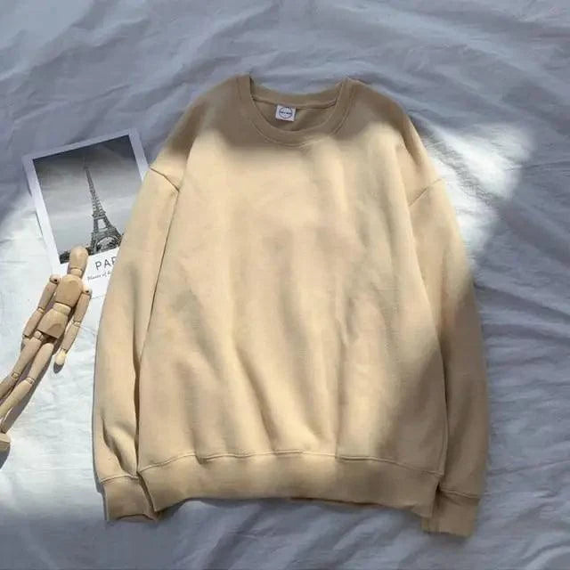 Cool Sweatshirts Men Streetwear Solid Pullover Sweatshirt For Men Sweatshirts for Women Casual Long Sleeve Round Neck Sweatshirts