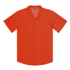 Men’s Short Sleeve Tailored Fit Button-Down Shirt – Coral