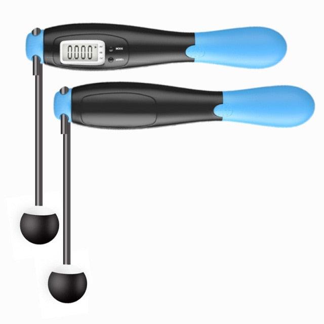 Cordless Electronic Skipping Rope Gym Fitness Cordless Skipping Smart Jump Rope With LCD Screen Counting Speed Skipping Rope With Calorie Counter Adjustable Digital Weighted Jumping Rope For Fitness Exercise Cordless Jump Rope Suitable For Women