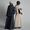 Cotton Half-Zip Top & Maxi Skirt Set(MS441)