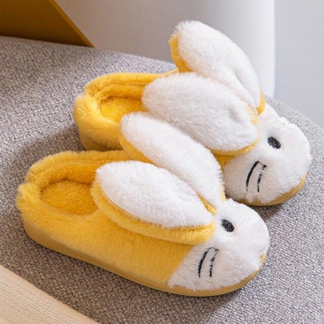 Couples Home Slippers Warm Cute Womans Mens Slipper Winter Shoes New Fashion Casual Fur Plush Slides Winter Slippers For Women House Slippers Fluffy Soft Comfy Fuzzy Slippers Faux Fur Plush Anti-Skid Slippers