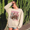 Cowboy Take Me Away Western Country Valentines Day Classic Rustic Vintage Graphic Sweatshirt