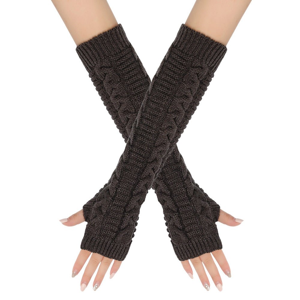 ‌Cozy Warm Cable-Knit Arm Sleeve Covers (MAC310)