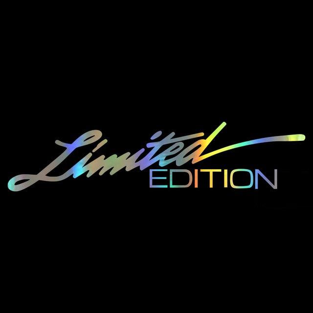 Creative Vinyl Sticker On Car Stickers 3D "LIMITED EDITION" Car Window Sticker Car-Styling Decal Creative Vinyl Sticker On Car Stickers and Decals Window Sticker Car-styling Decal 16CM*3.8CM