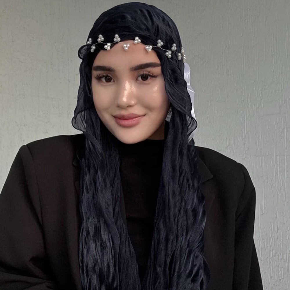 Crinkle Shimmer Hijab(MH228)