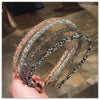 Crystal Beaded Hair Band 2020 Fashion Headwear Girl Women Handmade Hair Accessories Headwear Pearl Flower Headband Gorgeous Hair Accessories For Women