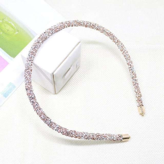 Crystal Beaded Hair Band 2020 Fashion Headwear Girl Women Handmade Hair Accessories Headwear Pearl Flower Headband Gorgeous Hair Accessories For Women