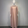 Crystal Embellished Cape Kaftan (MA418)