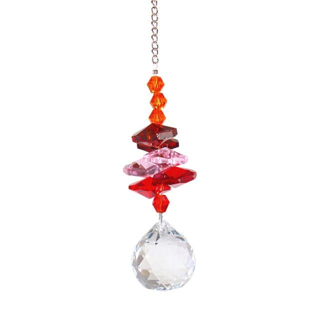 Crystal Garden Sun-catcher Hanging Crystals Prisms Ornament For Window Glass Chandelier Solar Hummingbird Owl Wind Chimes Rainbow Chaser  Garden Hanging  Curtain Pendant Home Decor Gift Boxed Sun Catcher Gift Idea For Mom Friends Grandma Hummingbird