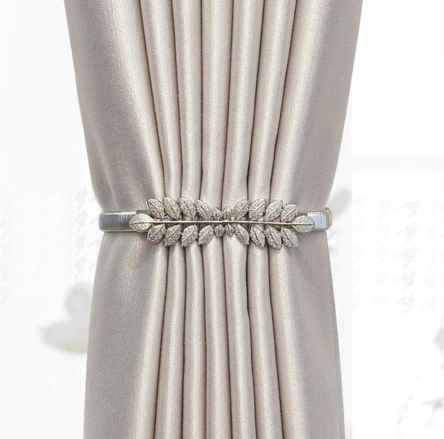 Curtain Tieback High Quality Elastic Holder Hook Buckle Clip Pretty And Fashion Polyester Decorative Home Accessories Modern Simple Style Curtain Tie Backs