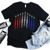 Air Force Flyover Red White And Blue Adult T-shirt