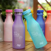 Cute 550ML Candy Color Free Water Bottles Leak-proof Drinking Cup Kettle Outdoor Sports Water Bottle for Travel Running Camping