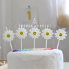 Cute Birthday Candle Daisy Birthday Candles Kids With Smiley Faces Children's Birthday Candles Birthday Cake Decorations Themed Party Supplies Lovely Flower Candles Daisy Shape