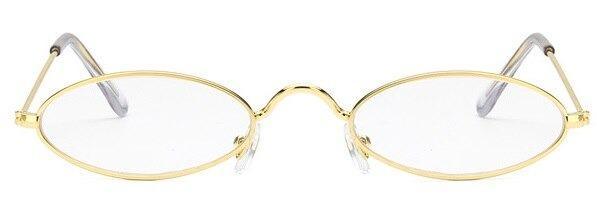Cute Black Round Style Sun Glasses Design Retro Style Women Sunglasses New Vintage Oval Small Eyewear Metal Light Frame For Female