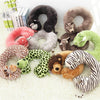 Cute Cartoon Animal U-shaped Memory Travel Pillow Neck Support Headrest Office Car Airplane Sleep  Soft Travel Neck Pillow Animal for Neck & Head Support Cute Wild Life Stuffed Pillow Accessory for Naps Novelty Stuffed Animal For Adults And Children