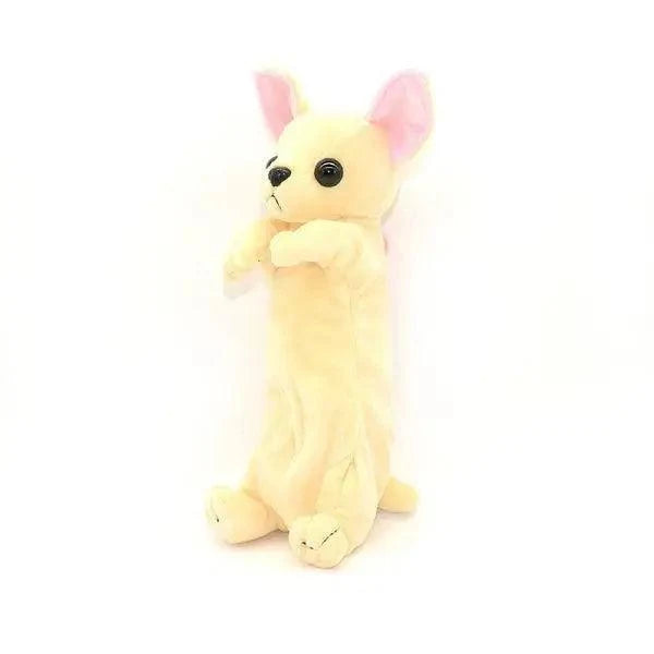 Cute Cartoon Dog Pencil Case For Teen Girls Cosmetic Bag Vintage Lightweight Stationery School Case