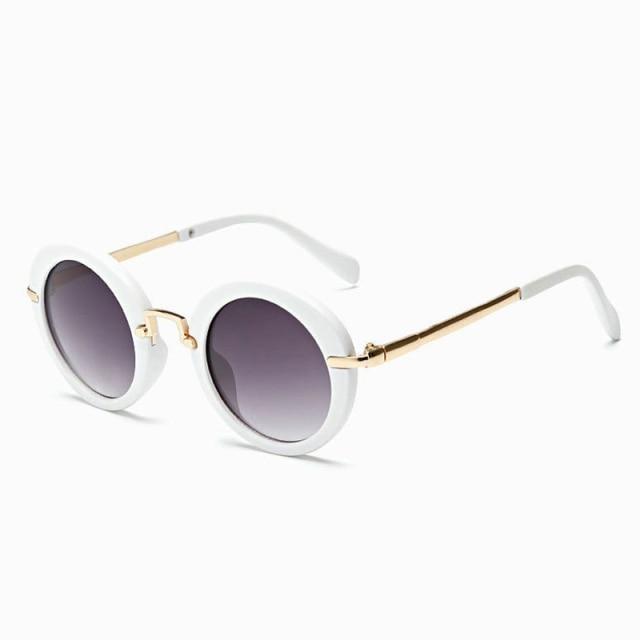 Cute Round Polarized Sunglasses for Kids Girls Boys UV400 Protection Fashionable &  Children's Sunglasses New Cute Baby Round Frame & Colorful Sunshade Mirror For Kids