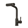 360° Rotation Pull-Down Kitchen Faucet with 3 Spray Modes - Oil Rubbed Bronze /Stainless Steel High-Arc Sink Faucet