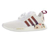 adidas NMD_R1 Womens Shoes Size 11 Color: Cloud White/Power Berry/Gold Metallic-White