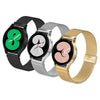 GinCoband Galaxy Watch 4 Band 3-Pack 20mm Stainless Steel Mesh Strap for Galaxy Watch 6 Band/Galaxy Watch 5 Band/Watch 5 Pro 45mm/Galaxy Active 2 Watch Band/Galaxy Watch 3 Band/Galaxy Watch 42mm (Black/Silver/Gold)