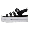 Nike Icon Classic Womens Sandals (DH0224-001BLACK/WHITE-WHITE) Size 12