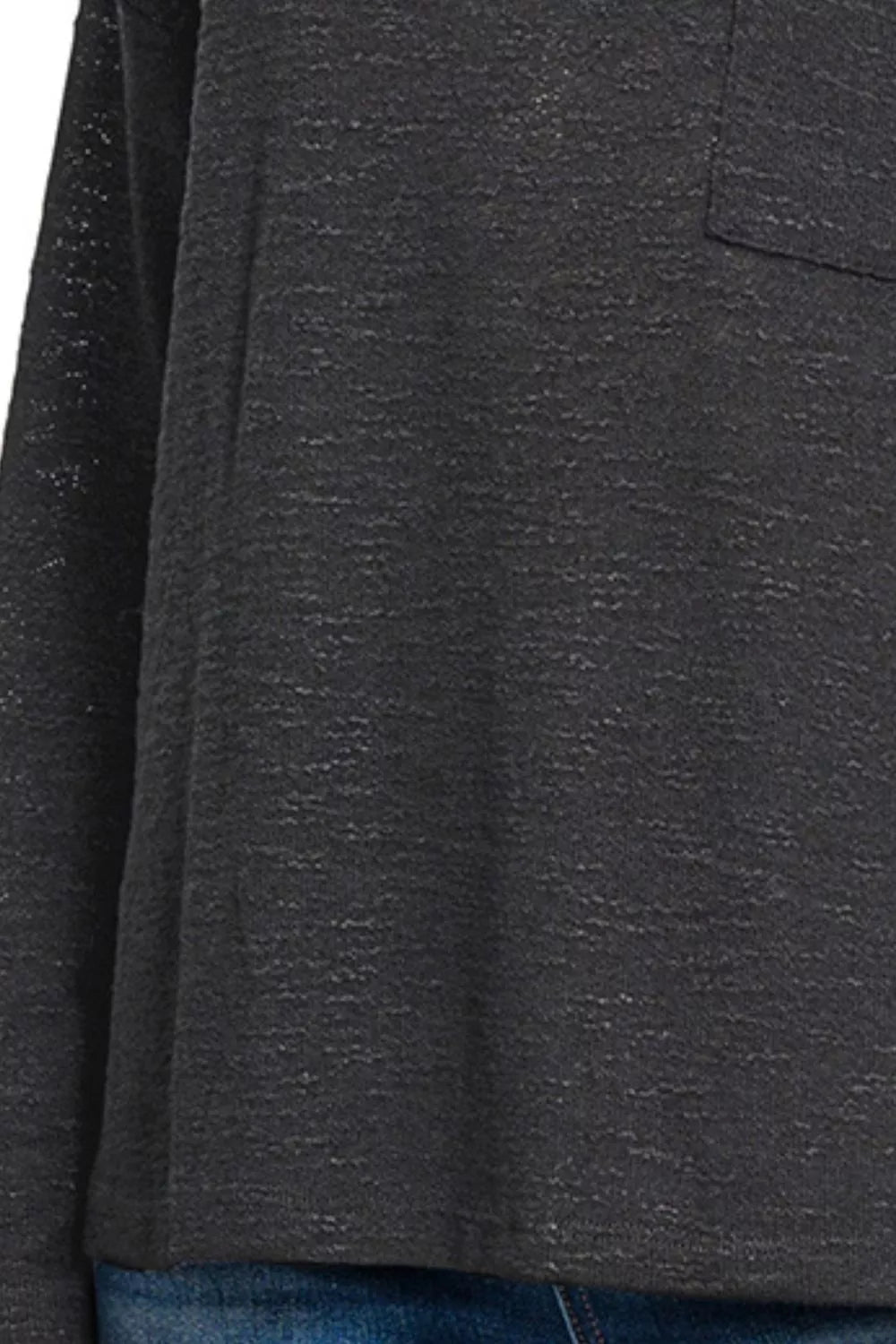 Zenana Slub Hacci Long Sleeve T-Shirt
