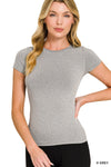 Zenana Seamless Crew Neck Tee