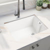 23.6' L X 18' W White Ceramic Single Bowl Kitchen Sink