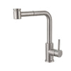 Sink Faucet, Black Kitchen Faucets with Pull out Sprayer, Bathroom Sink Faucets Mini Bar Prep Faucet