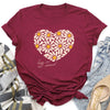Love Is All Around Daisy Heart Floral Bouquet Vintage Valentine Design Graphic Tee
