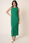 New Side Slit Round Neck Sleeveless Dress For Women – Elegant, Timeless, Chic, and Versatile Summer Dress For Any Occasion