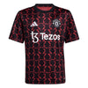 adidas Boys Manchester United Pre-Match Jersey Black/MUFC Red Medium