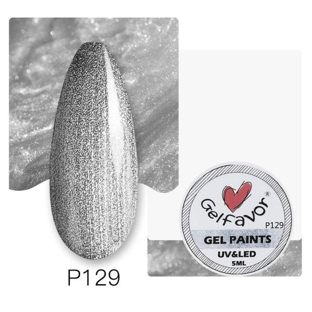 Diamond Gel Nail Polish 5ML Permanent Varnish Painting UV Manicure Reflective Sparkling Luxury Design Nail Gels for Women and Girls