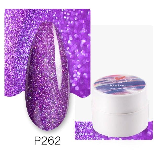Diamond Gel Nail Polish 5ML Permanent Varnish Painting UV Manicure Reflective Sparkling Luxury Design Nail Gels for Women and Girls