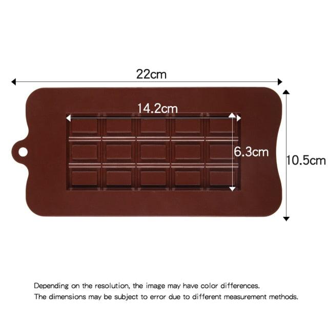 Digit Silicone Chocolate Mold Non-Stick Cake Mould Jelly Candy 3D Molds Kitchen Accessories Reusable Baking Tools Silicone Letter Mold And Number Candy Molds