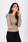 Dina Top (Mocha)