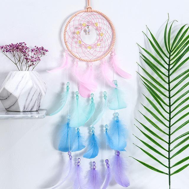 Dream Catcher Decor For Home Kids Room Decoration Wind Chimes Dream Catchers Handmade Hangings For Positivity Can be Used as Home Décor Accents Wall Hangings Garden Car Outdoor Yoga Temple Wind Chime