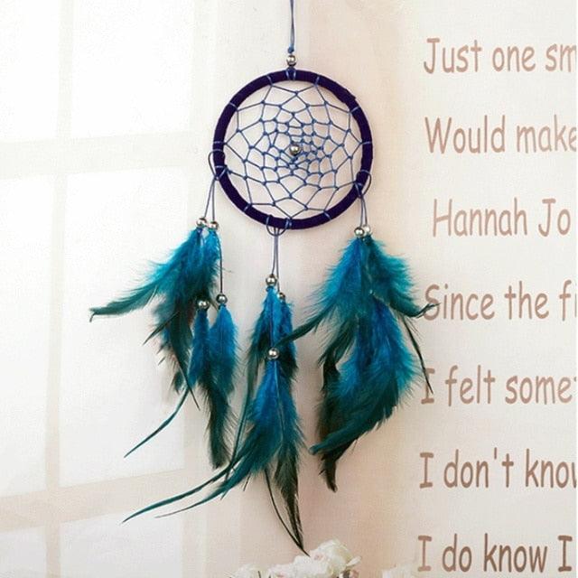 Dream Catcher Led Handmade Dream-catcher Traditional Feather Hanging Home Wall Decoration  Night Dream Catchers  Decor Ornament Wall Hanging Wind Chimes For Home Room Decoration