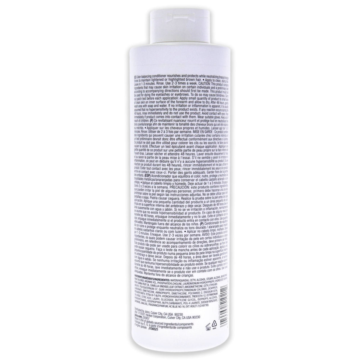 Color Balance Blue Conditioner by Joico for Unisex - 33.8 oz Conditioner