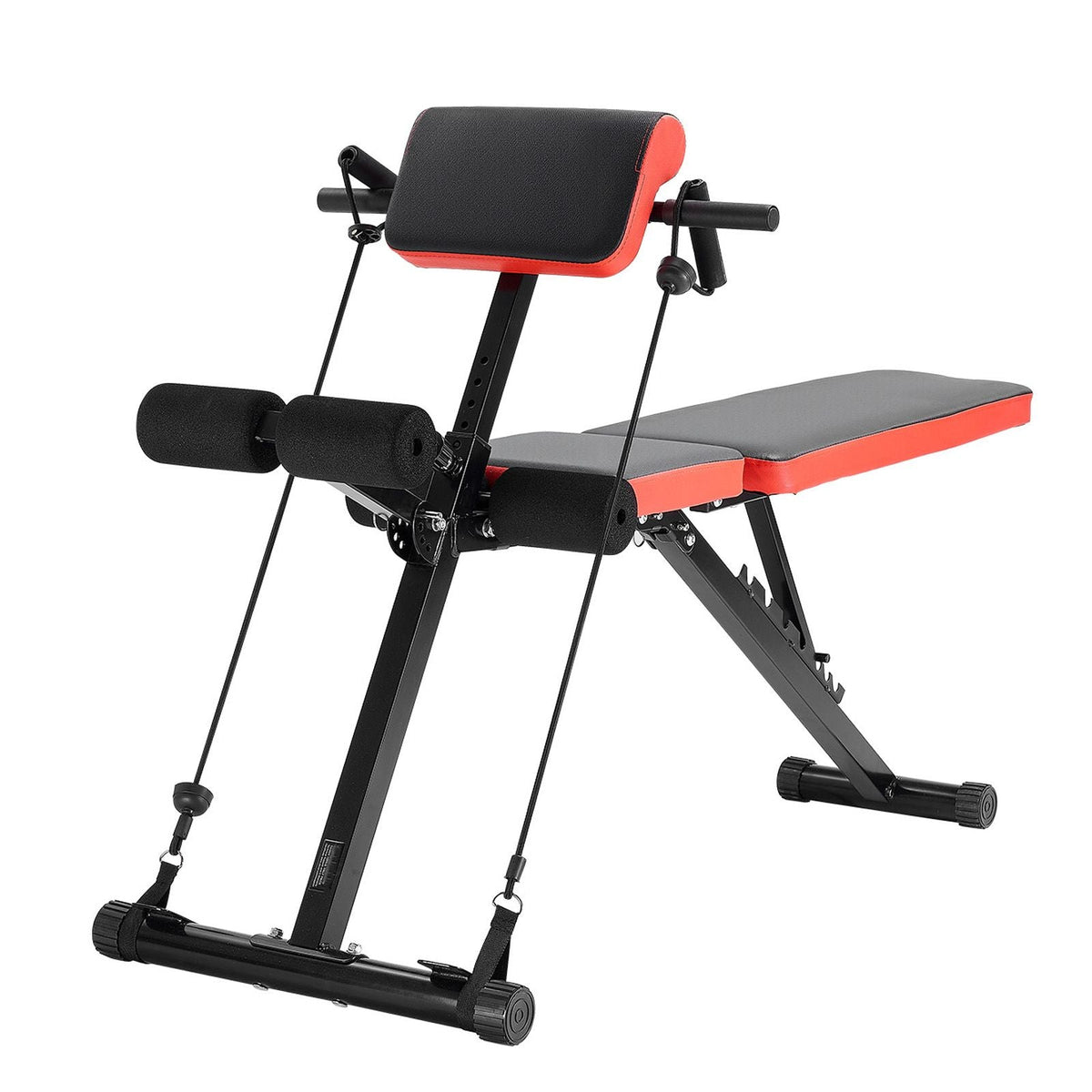 Multi-Functional Weight Bench for Full Body Workout, Roman Chair Hyperextension Bench, 770 lbs Adjustable & Foldable Equipment for Back Arm Core Ab Workout, Sit Up Exercise Machine for Home Gym