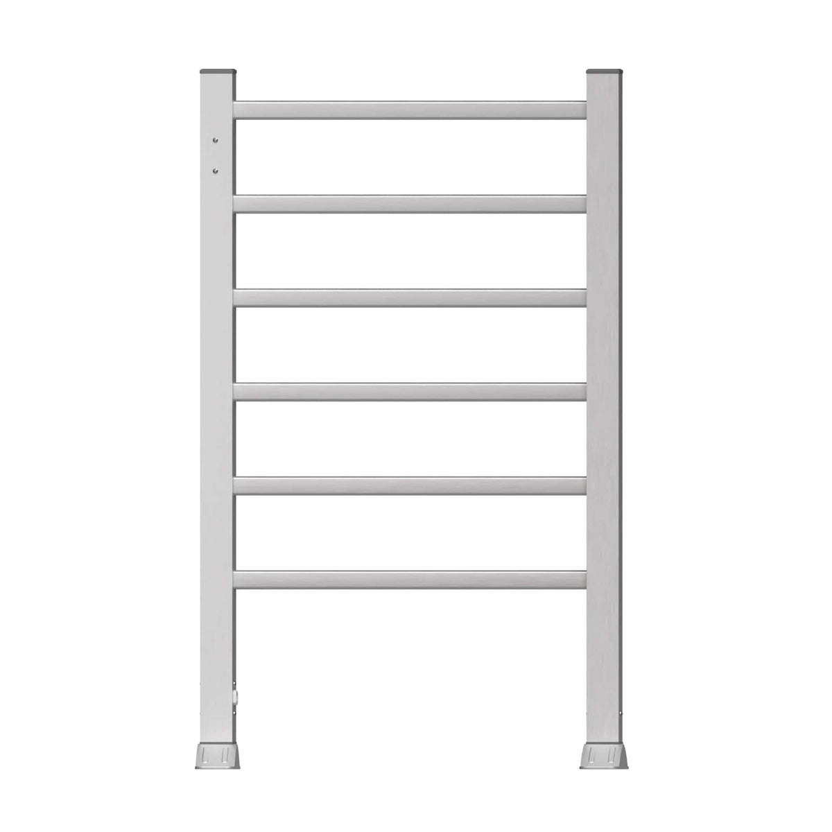 Electric Heated Towel Rack for Bathroom, Wall Mounted Towel Warmer, 6 Stainless Steel Bars Drying Rack