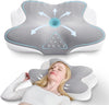 Ergonomic Cervical Neck Pillow for Sleeping – Memory Foam Pillow with Massage Nodes for Neck Pain Relief, Side Sleeper & Back Support