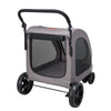 Pet Stroller - 4-Wheels Dog Stroller Carrier 160lbs Weight Capacity Portable