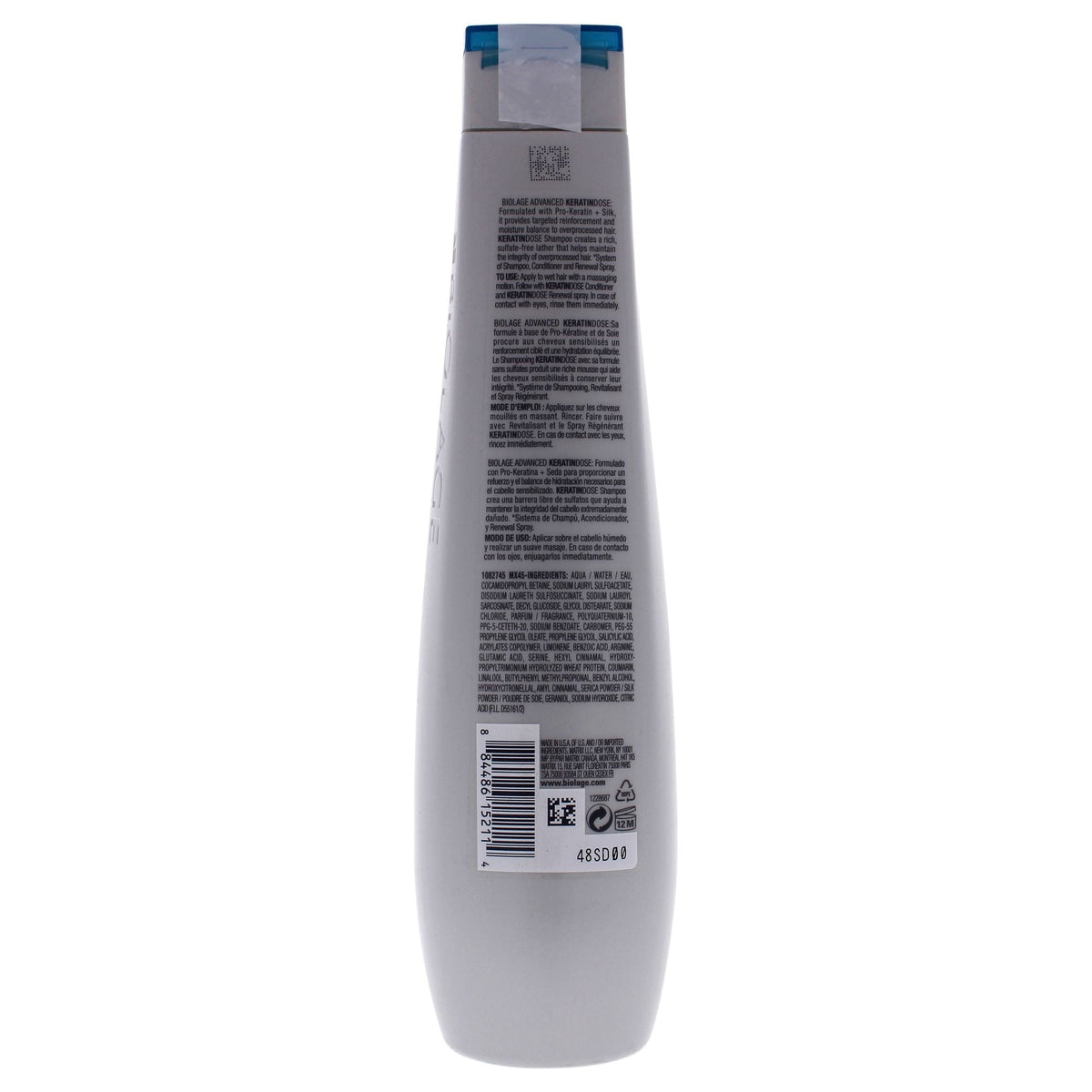 Biolage Keratin Dose Shampoo by Matrix for Unisex - 13.5 oz Shampoo