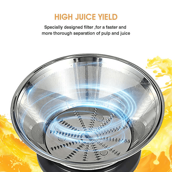 28199470 900W Multi-function electric juicer juice 0.8L, 1.5L slag cup without BPA fruit and vegetable juice, modern vertical mixing kitchen juicer, secondary mechanical